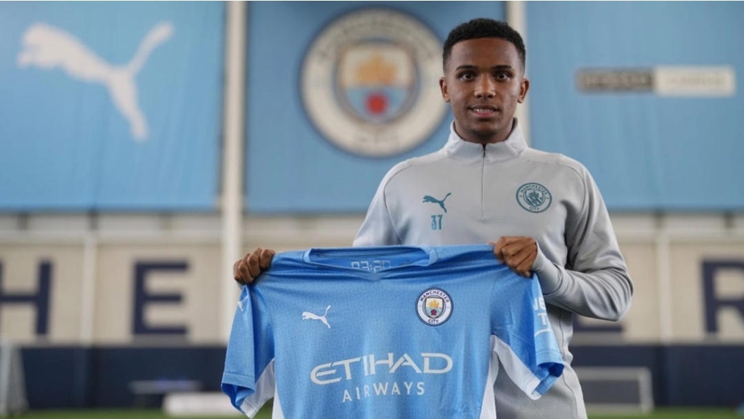 Brazilian forward Kayk joins Manchester City squad